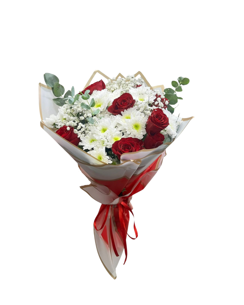 Papatya Buketi Ve Peluş Ayıcık