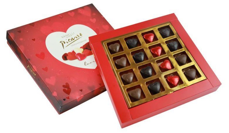 PICASSO Kalp Kutu Hediyelik Spesiyal Çikolata 200GR