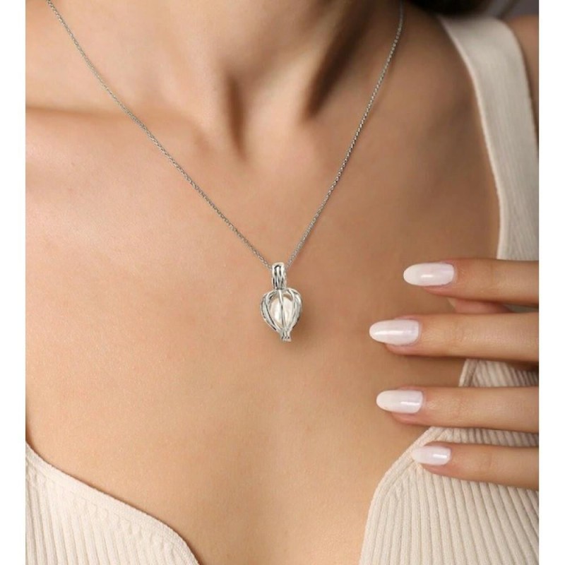 İstiridye İçinde İnci Kolye Seti